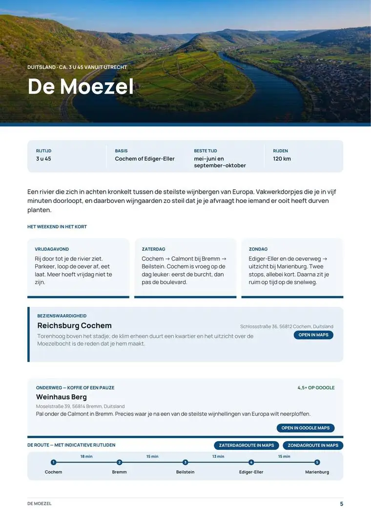De Moezel, het weekend in het kort